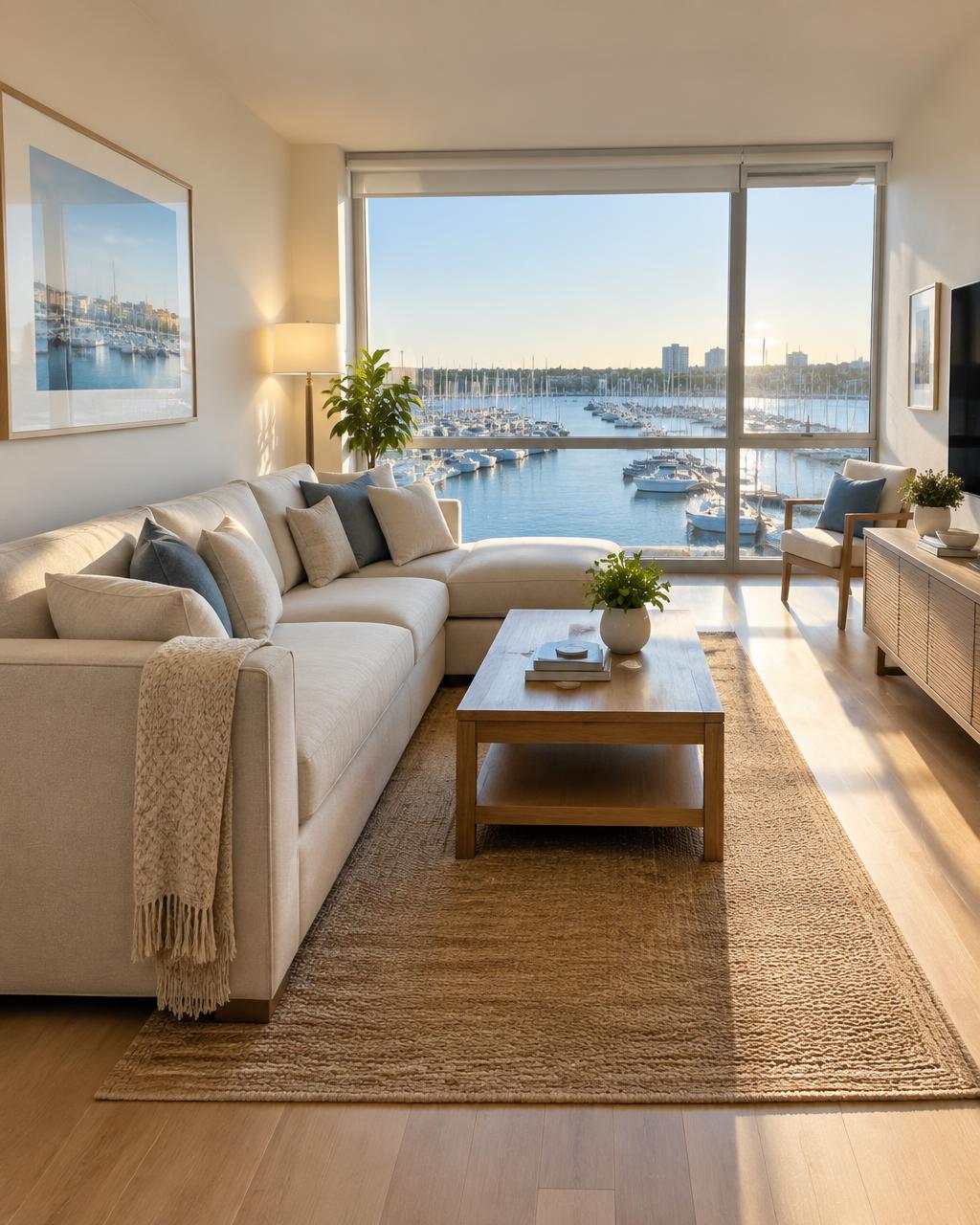 Marina Living after a CasaOra turnover clean