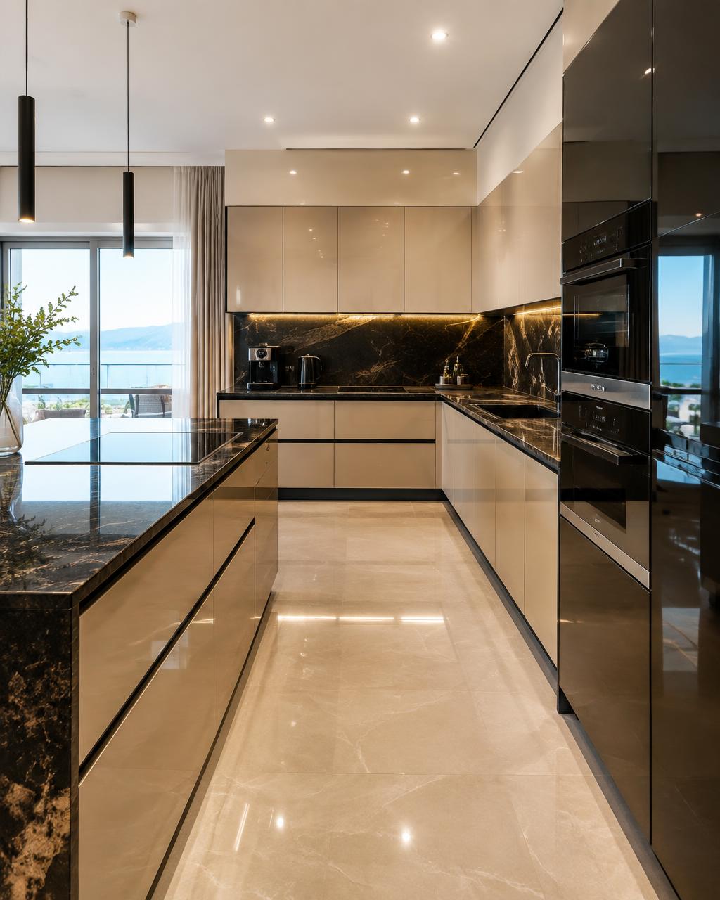 Palm Kitchen after a CasaOra turnover clean